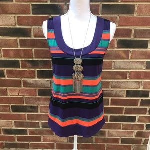Banana Republic Striped Sleeveless Top